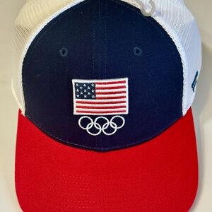 Fanatics Team USA Olympics Red White Blue Patriotic Mens Hat Cap Snapback NEW